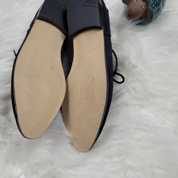 Details Blue Suede Loafters - Picture 5 of 6